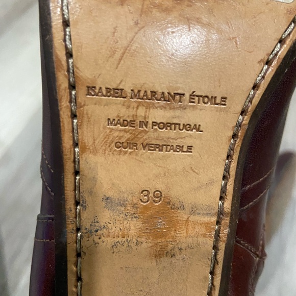 Isabel Marant Dicker Ankle Boots Size 8 - Picture 8 of 10